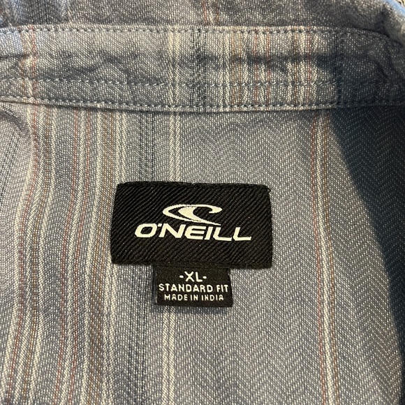 O’Neill Boys XL Button Up Shirt Light Blue - Picture 7 of 8